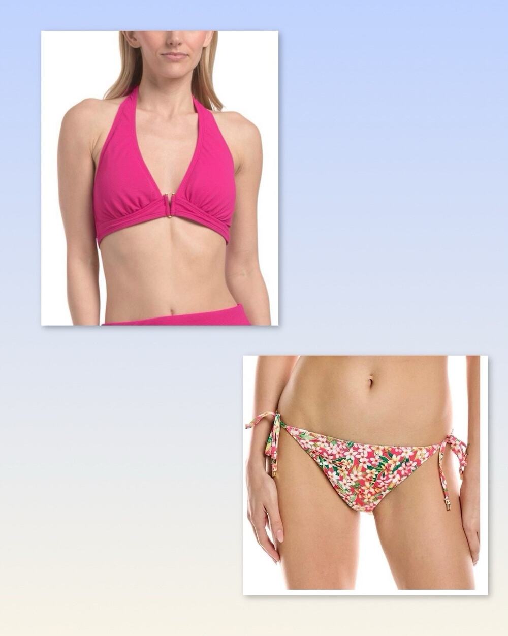 Tommy Bahama Island Cays Halter Top And Reversible Bikini Bottoms Med NWT